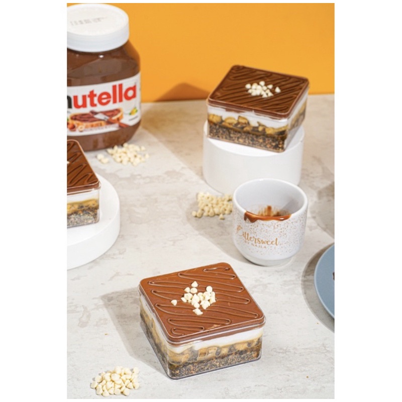 

BANOFFE PIE NUTTELA BITTERSWEET BY NAJLA ( ready stock )