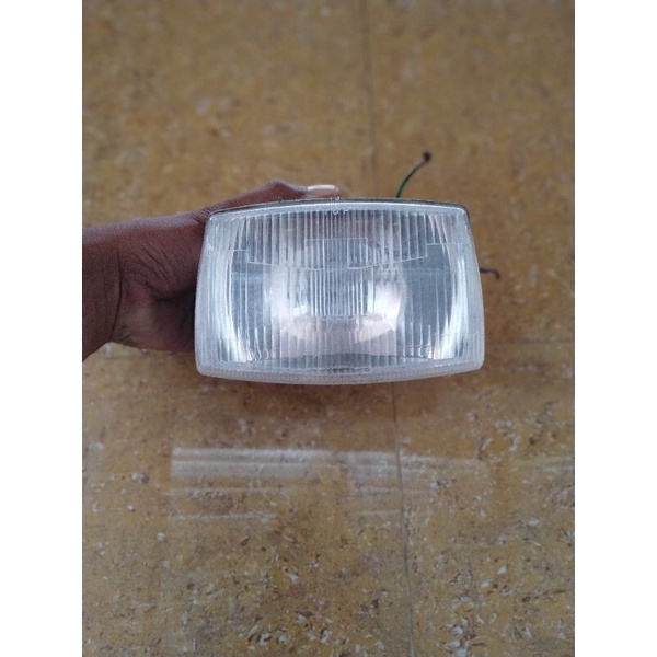 Reflektor Lampu Depan Suzuki RC80 RC100 BRAVO ORI SECOND