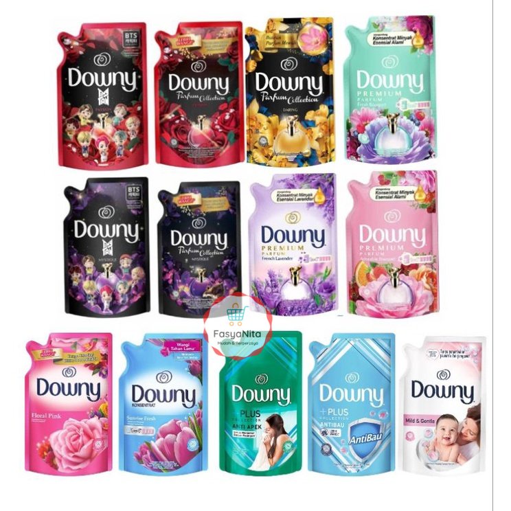 Downy edisi TinyTAN BTS Pelembut & Pewangi Pakaian Parfum Mystique Passion anti kusut apek bau baby 