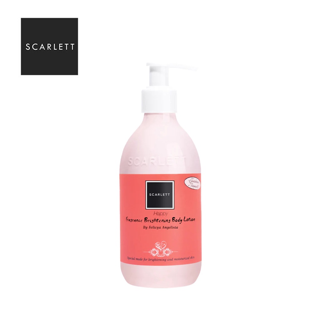 Jual Scarlett Whitening Body Lotion Happy, 300ml Shopee Indonesia