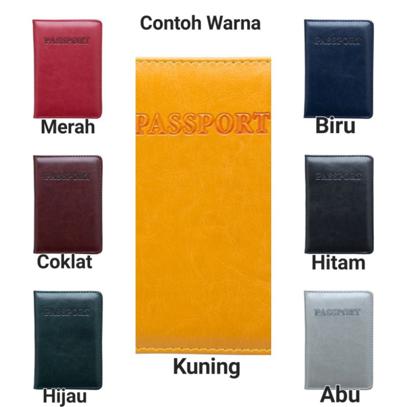 Tempat Passport Kulit / Passport Cover / Dompet Pasport 05