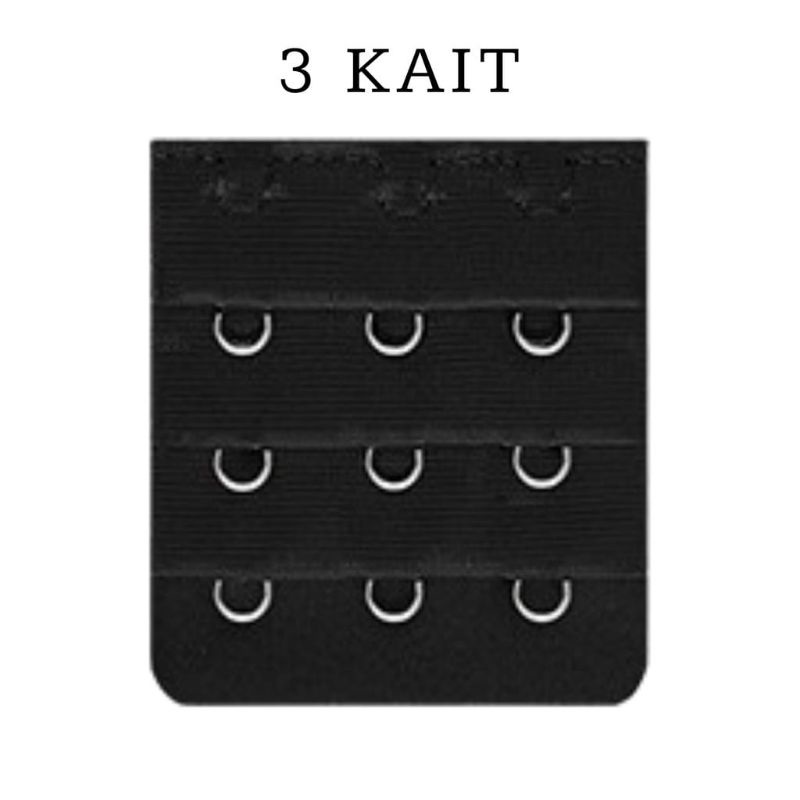 PENGAIT BRA 2 KAIT 3 KAIT SAMBUNGAN PENYAMBUNG PENGAIT BRA BH BRA EXTENSION