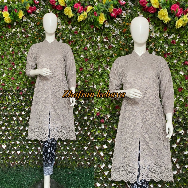 Kebaya Tunik Bahan Brukat favorite(TB)