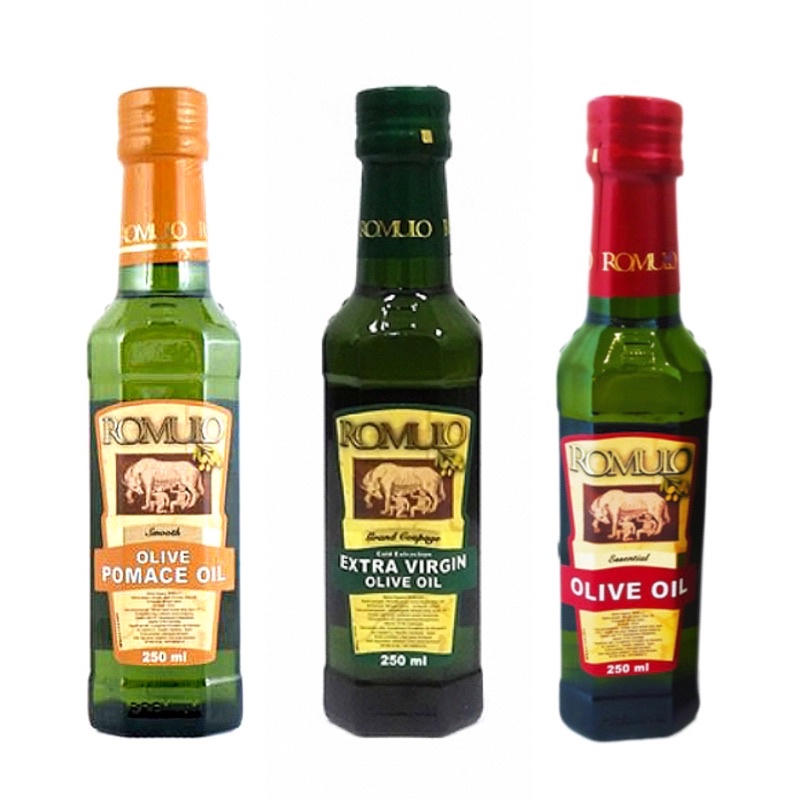 

Romulo Olive Oil 250ml - Minyak Zaitun / Minyak / Zaitun / Romulo / Olive / Pomace / Oil / 250ml / extra virgin olive oil