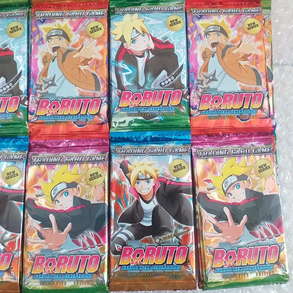 1 Pack Mainan Kartu Trading Card Boruto 12 Bungkus - Mainan GBK Karakter Boruto Vs Naruto