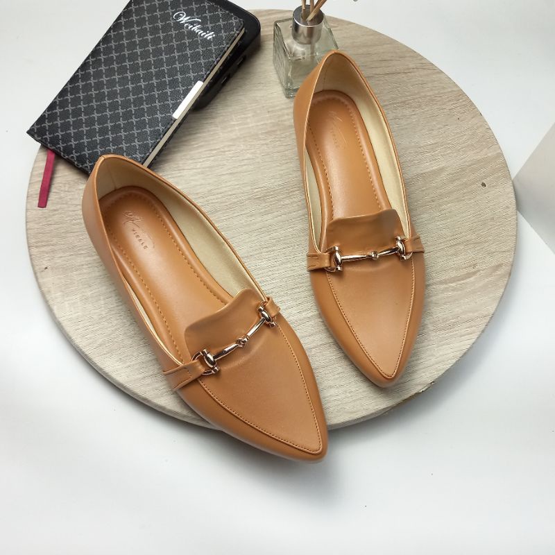 VNL Iriane Flatshoes | Sepatu Wanita | Sepatu Flatshoes | Flatshoes Casual | Sepatu Hak 2cm