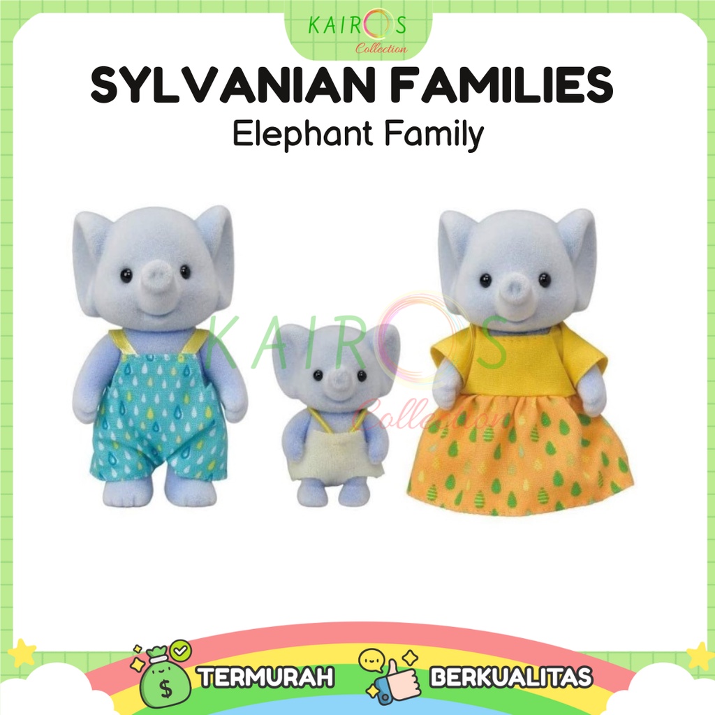 Sylvanian Families Elephant Family