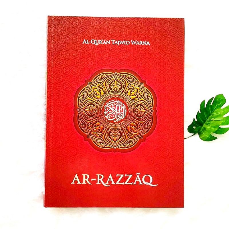 Al Quran Tajwid Warna Ar Razzaq Ukuran Jumbo - Alquran Arrazzaq Lansia Extra Besar - ORIGINAL