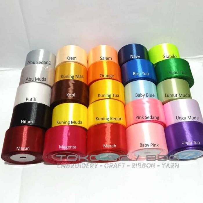 

Pita Satin 5 Cm 2 Inch Pita Silk Gift Kado Hampers Besek Parcel 072