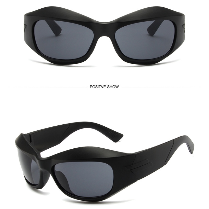 Y2k Kacamata Hip Hop Wanita Pria Outdoor Cycling Shades