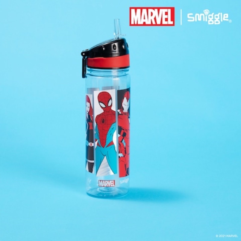 Botol Minum Smiggle Ori Ariel / Avengers Drink Bottle