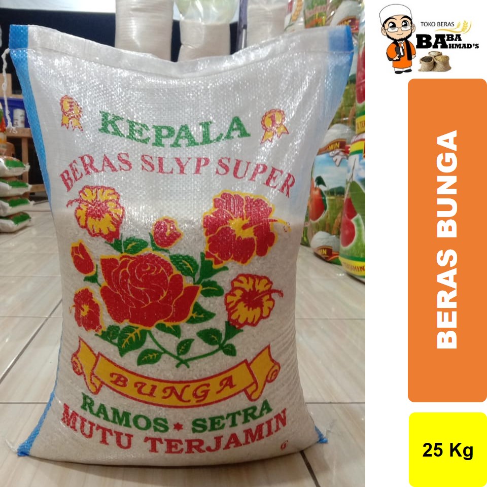 

Beras Cap BUNGA Slyp Super Setra Ramos - 25KG/50KG