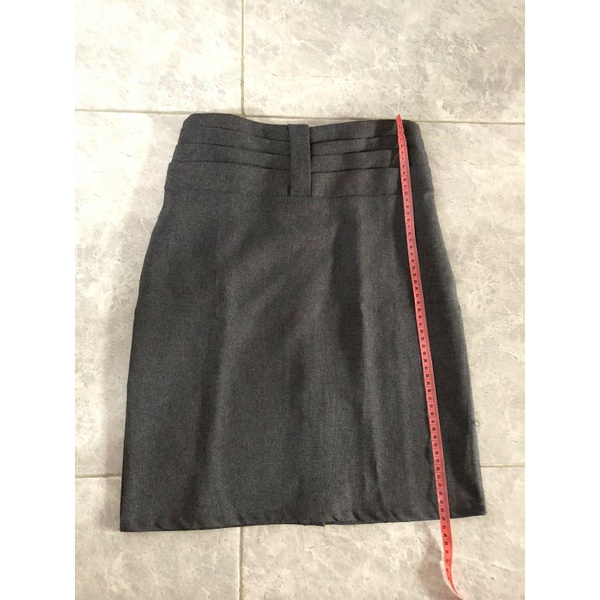 rok span mini  furing dark grey (preloved)