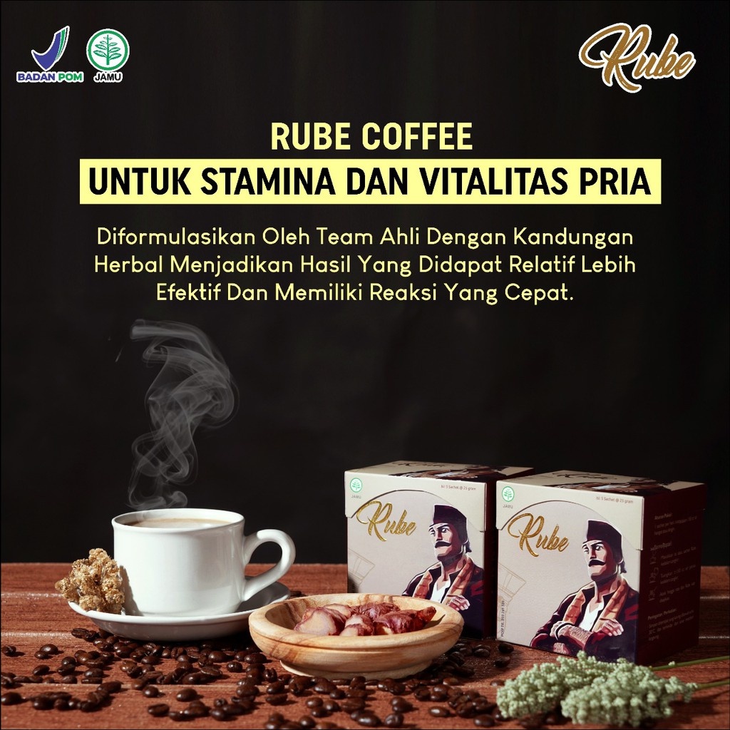 Kopi Rube kopinya lelaki sejati penambah Sta-mina dan Vital-itas Pria dan Merangsang Gairah Seks-ual