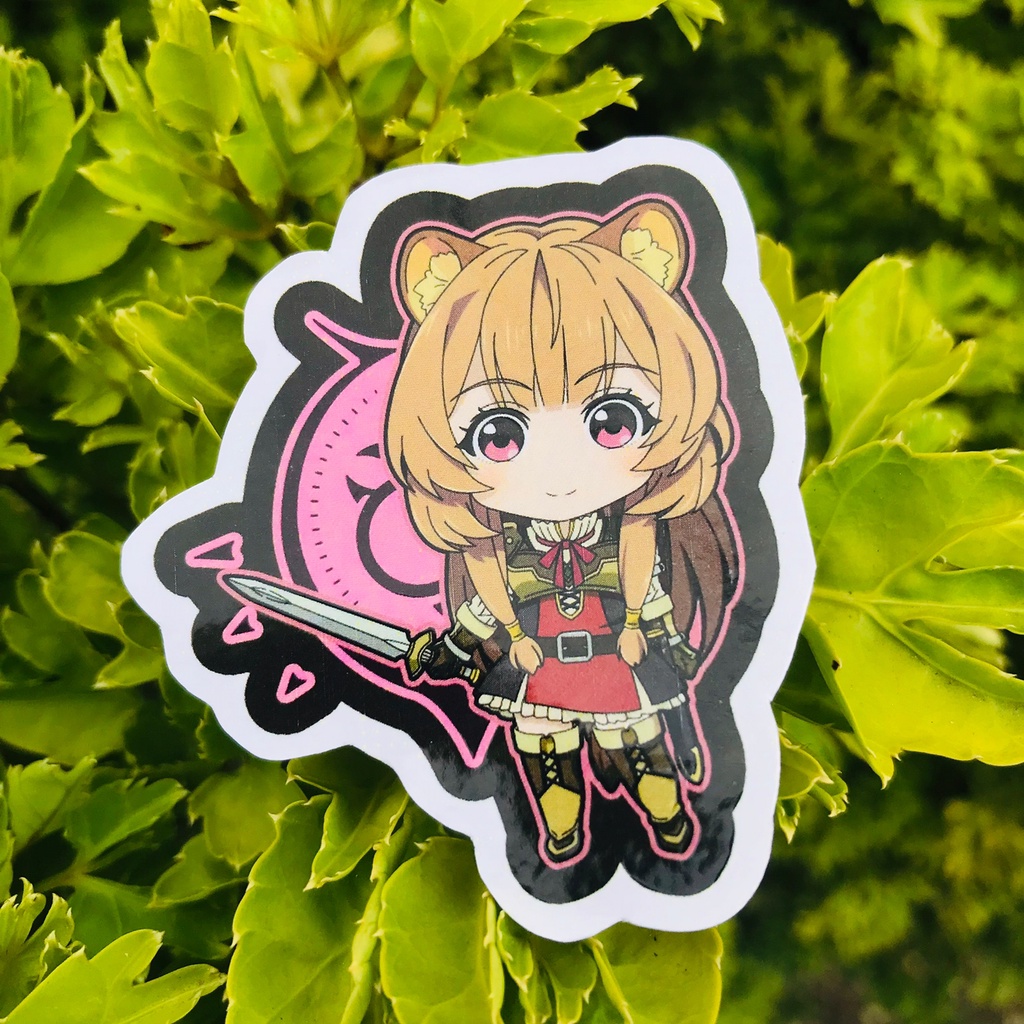 

Sticker Anime Raphtalia Chibi Kawaii Anime Sticker Laptop Tate no Yuusha no Nariagari