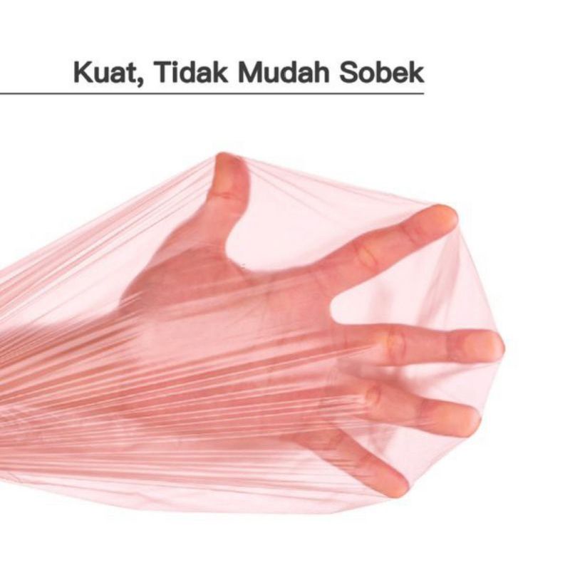 Bagus Trash Bag Rol Kantong Sampah Warna Korea Daya Tampung 24L, Ukuran 45x50cm