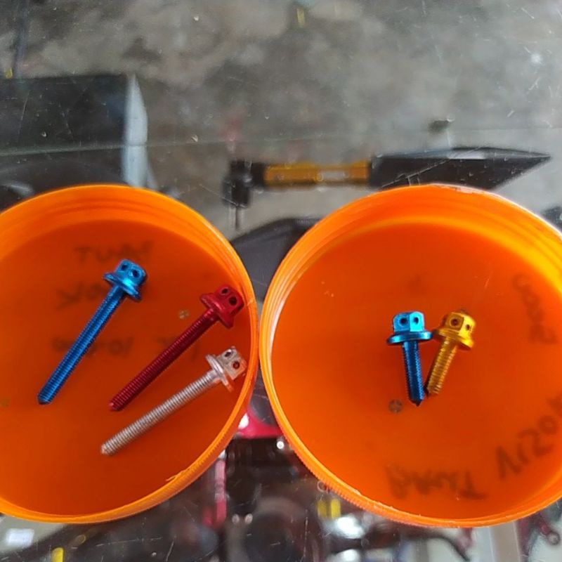 baut visor panjang pendek body dan visor