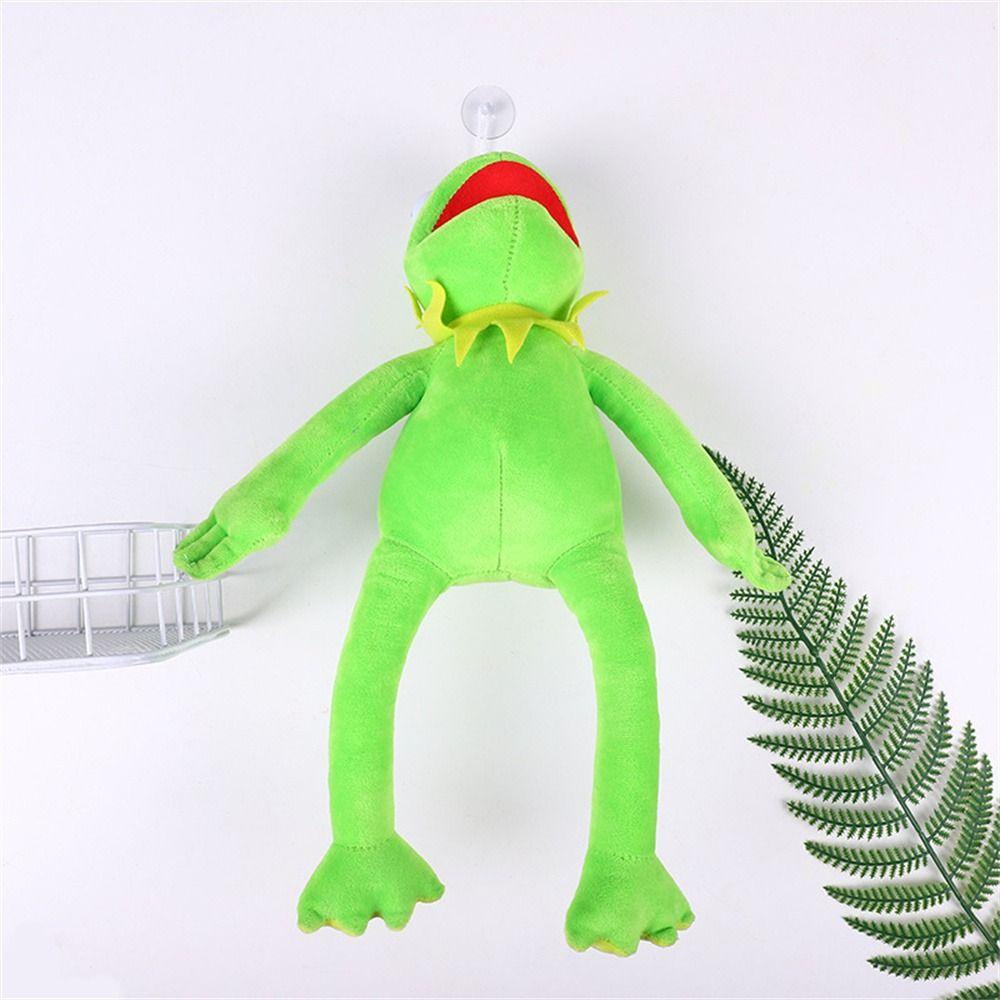 Lanfy Plush Kermit Kodok Ulang Tahun Anak Hadiah Muppet Show 38cm Stuffed Animal Kodok Hijau Boneka Mewah