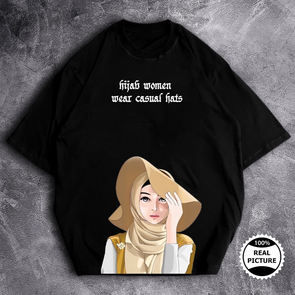 Kaos Oversize Women Hijab's ANIME 030 24s