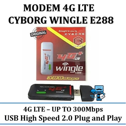 NEW COMERS Modem 4G LTE CYBORG WINGLE E288 - Original Product N