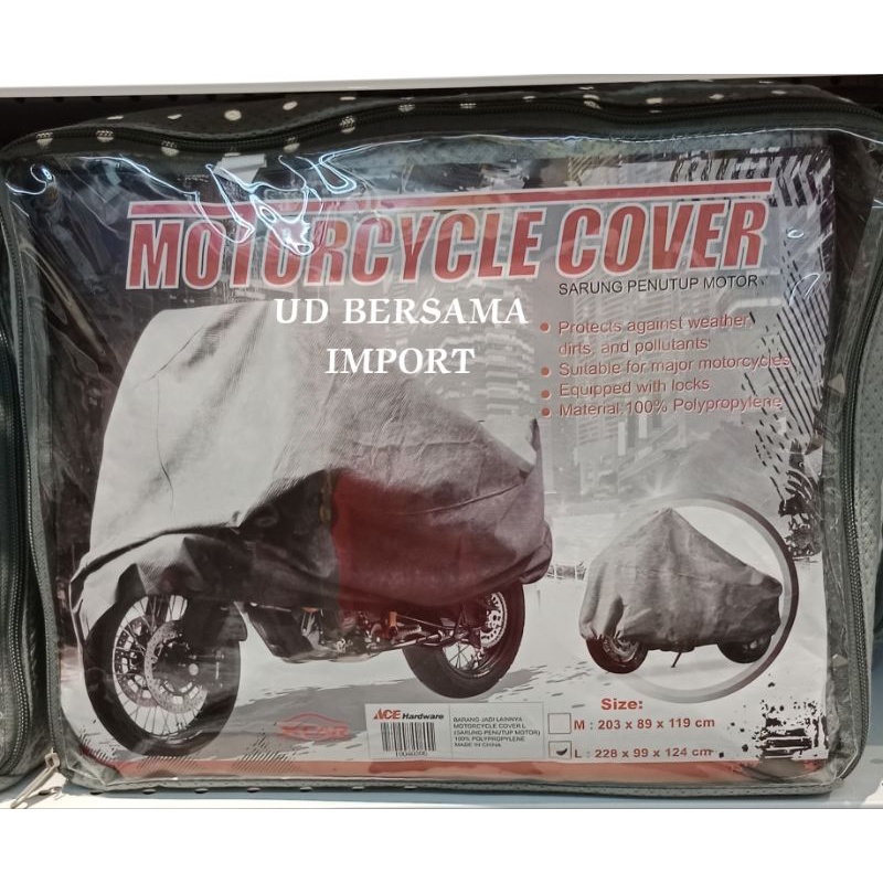 Sarung Penutup Motor 4 Lapis/Cove Motor/Sarung Pelindung Motor Uk. L