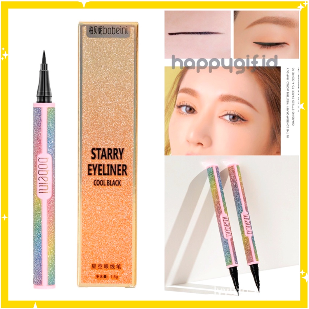 BOBEINI Starry Eyeliner Cool Black Waterproof Mata Tahan Air LA158