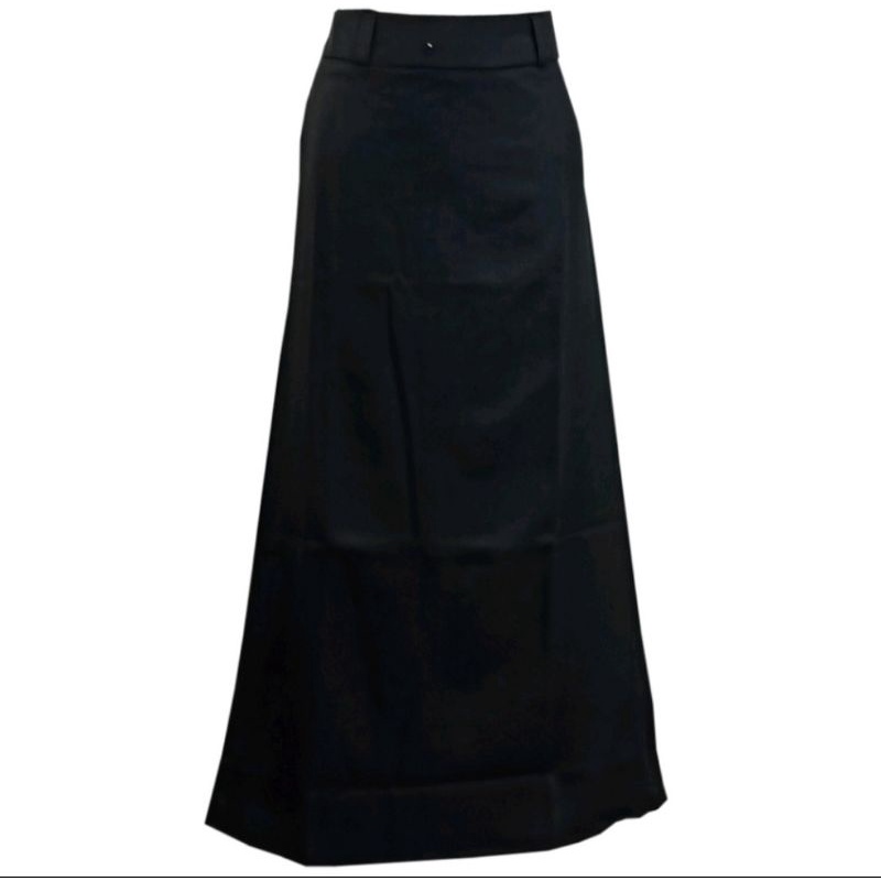 Hitam rok A .rok span Rok kerja Rok wanita panjang
