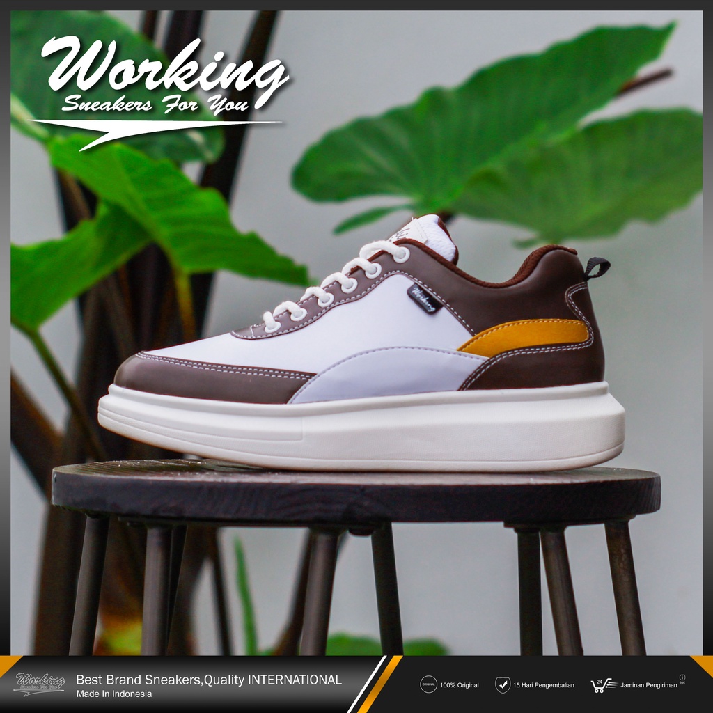 Sepatu Pria Kasual Terbaru Working T-14 Size 39-43