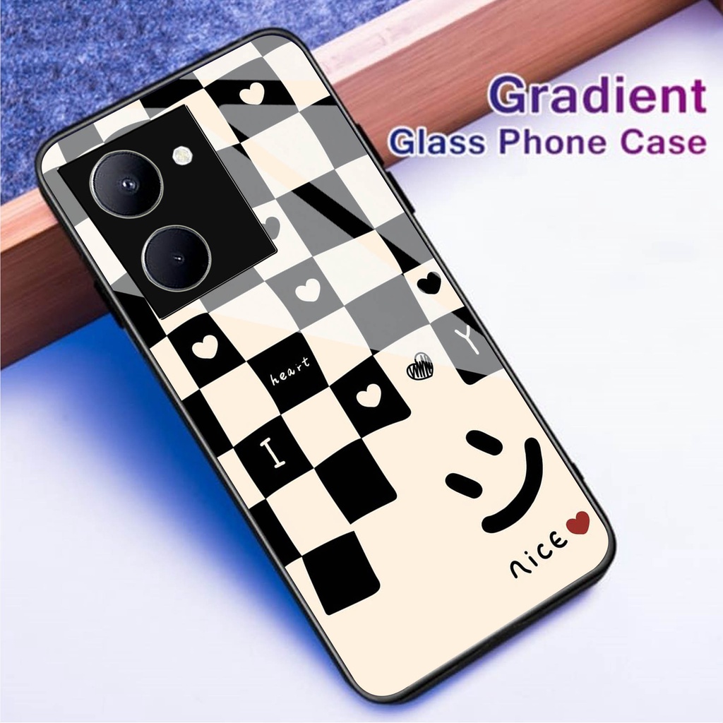 (Q25) Softcase Realme C33 - Softcase Kaca Realme C33 - Case Aesthetic Realme C33 - Case keren Realme