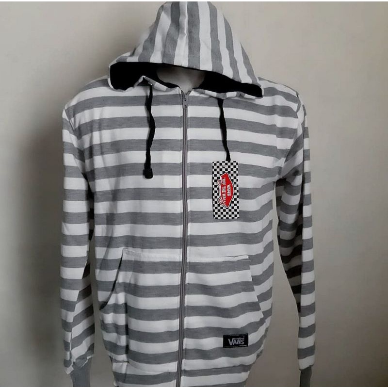 JAKET PRIA WANITA JAKET SALUR JAKET GARIS JAKET ZEBRA JAKET HITAM PUTIH JAKET GARIS JAKET COWOK JAKE