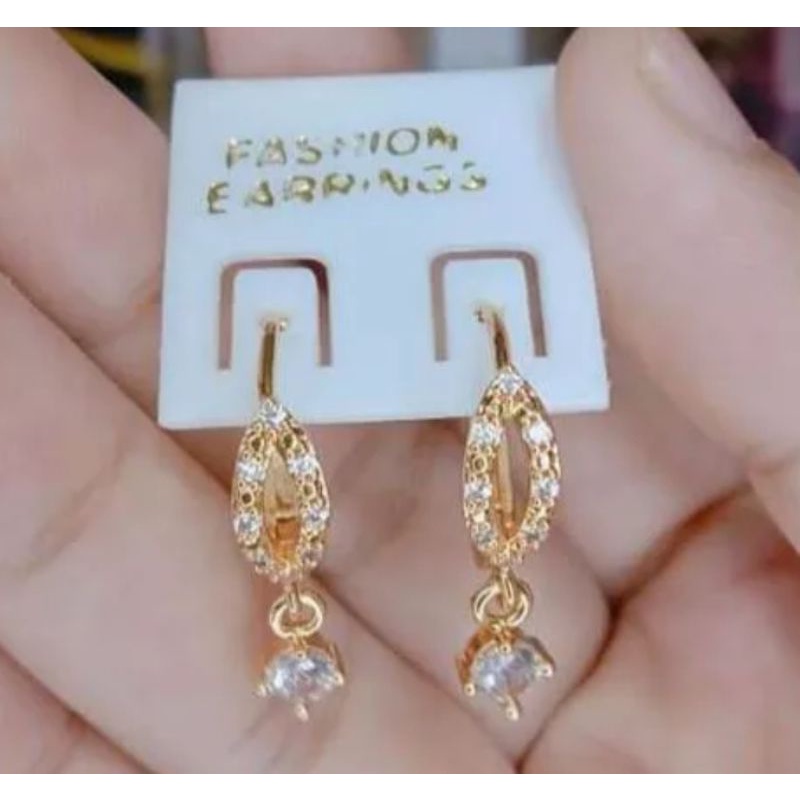 anting emas 2gr asli free surat kadar 17,7 emas muda bandul permata