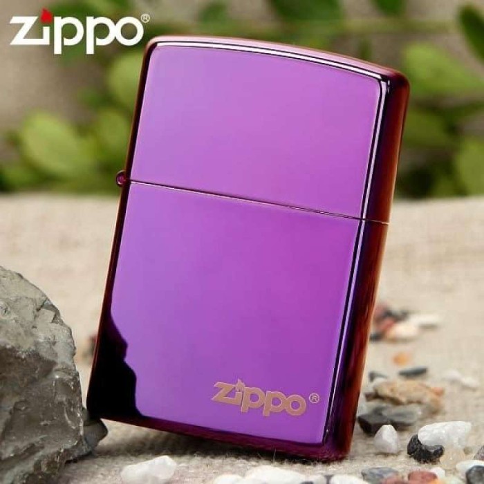 Korek Api Zp Ungu Abyss Glossy Logo Grade Ori - Polos