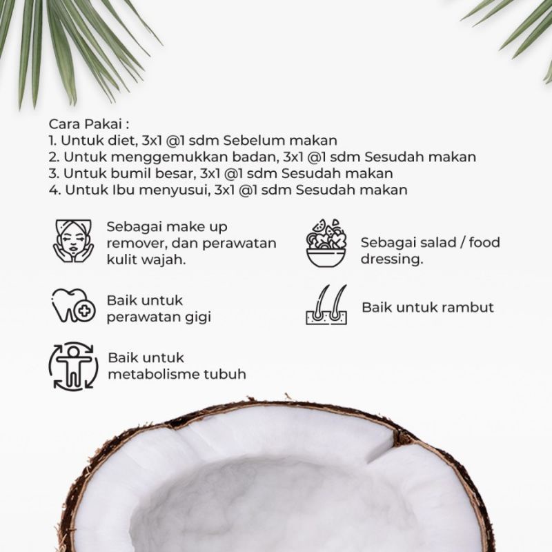 COD MAKASSAR MINYAK VCO Virgin Coconut Oil 1 liter Safiya dan nutriver Pure VCO Minyak Kelapa Murni 100% Original