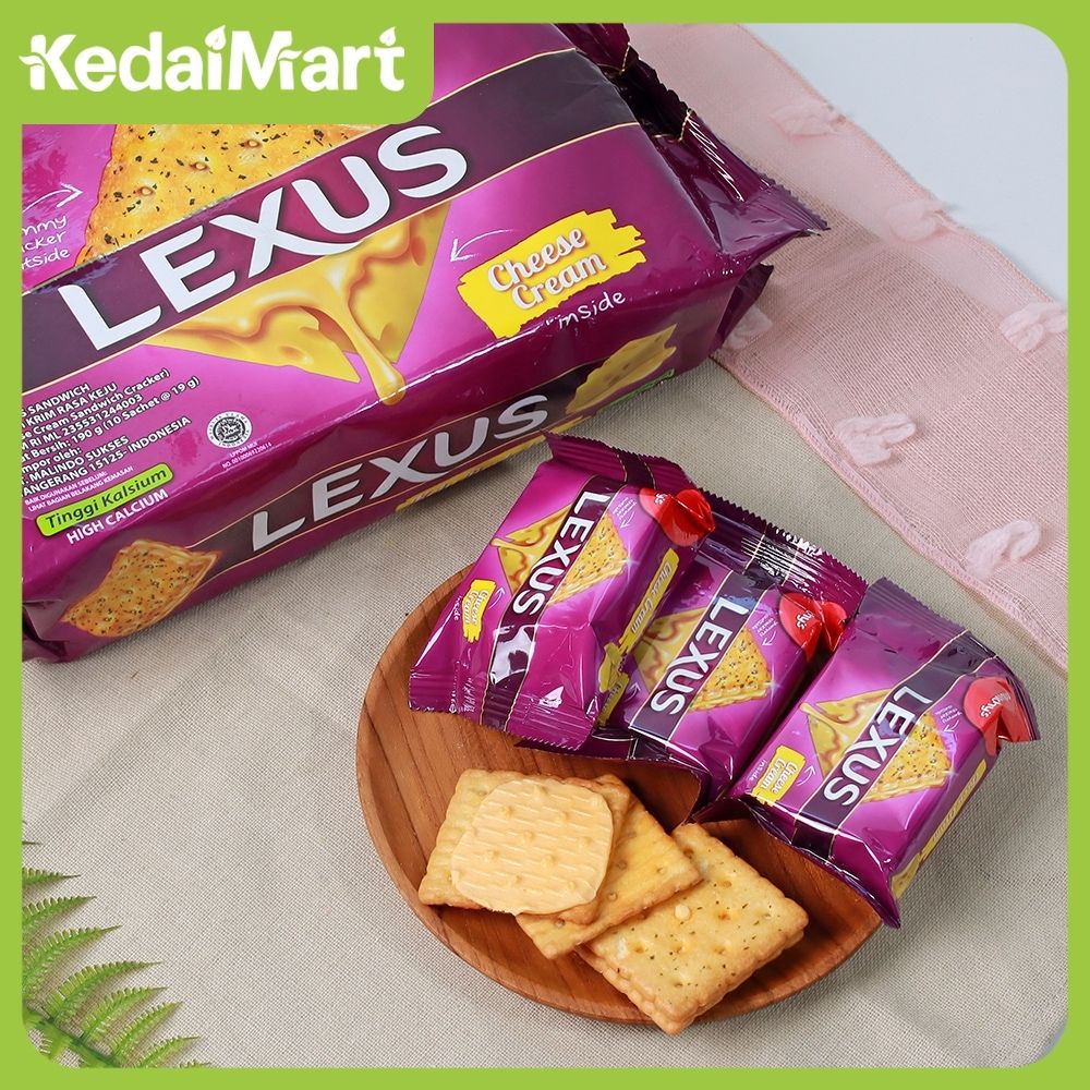 

Biskuit Lexus Munchys Cheese Cream 190 Gram