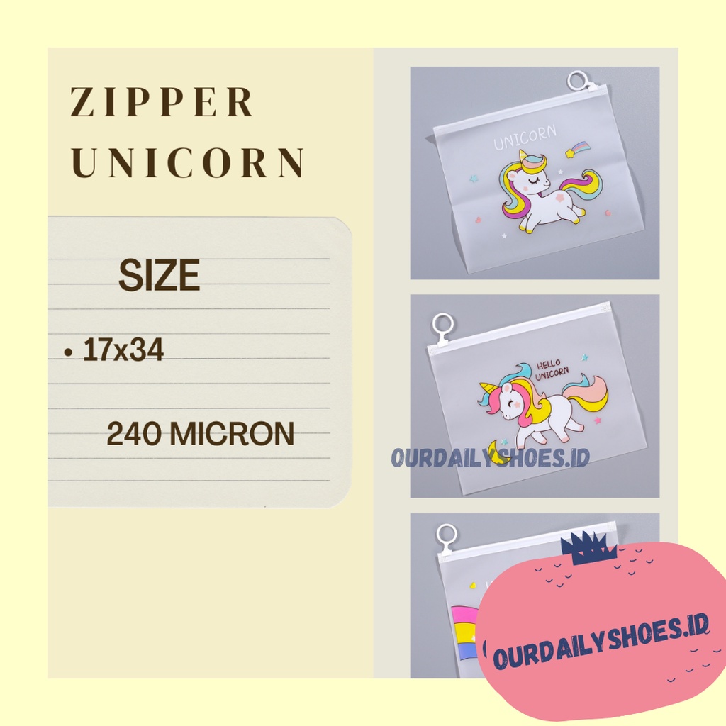 ★ODS★zipper lucu unicron tempat pensil #BISACOD AC34
