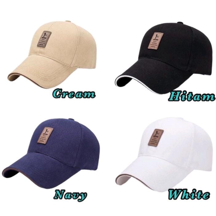 Topi Baseball Pria Golf Baseball cap Sport Polos Ediko Untuk Pria Wanita