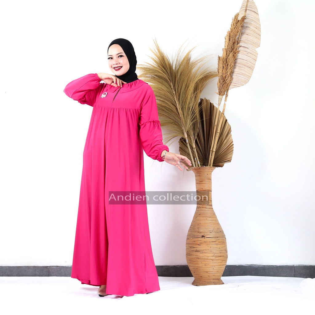 KAMILA DRESS, Gamis panjang Bahan jersey SIZE XL