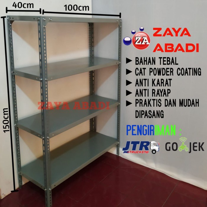 Rak Besi 4 Susun