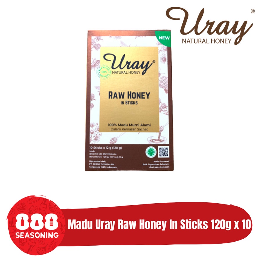 

MADU URAY RAW HONEY IN STICKS 120GR x 10