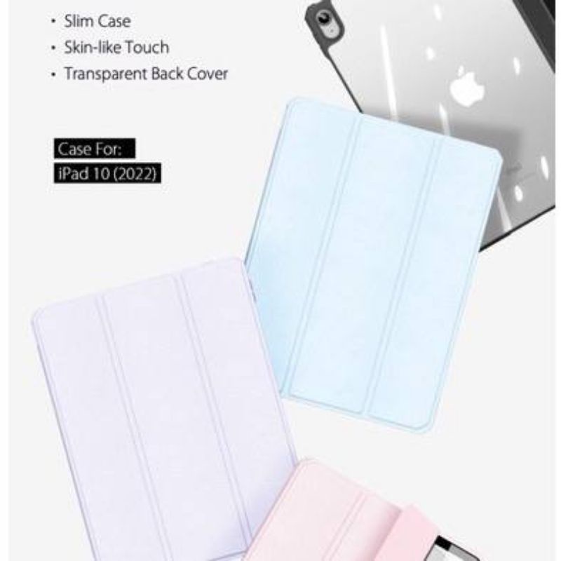 Case iPad 10 2022 10.9 inch 10th Gen Dux Ducis Copa Flip Cover Casing Book Generation