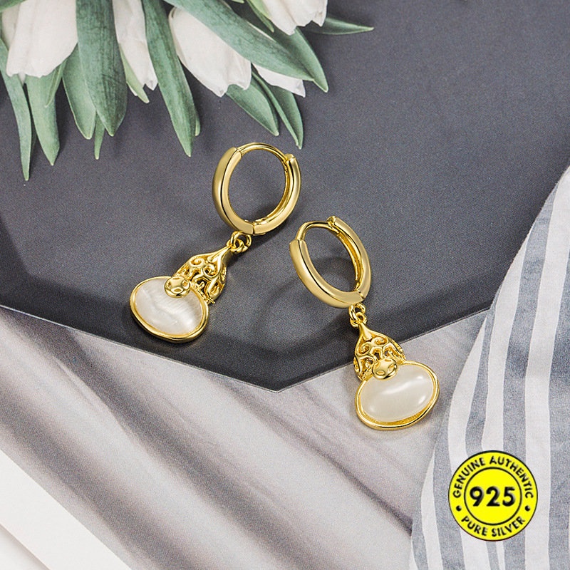 Anting Labu Opal Emas 18K U1304