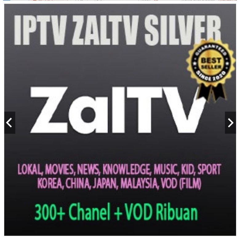 IPTV ZALTV CHANNEL LENGKAP