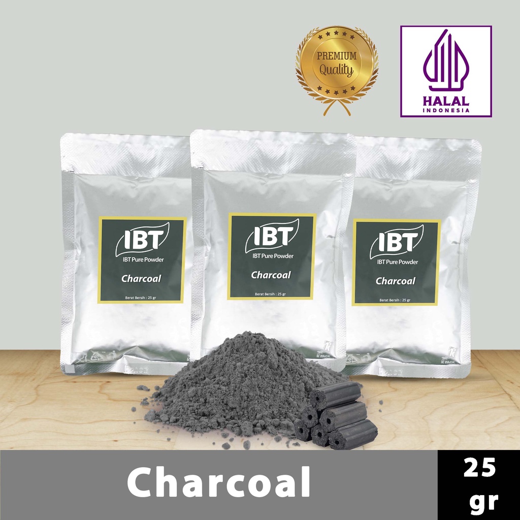 

Bahan Makanan Serbuk Bubuk Kue Charcoal IBT Pure Powder Murni 25gr