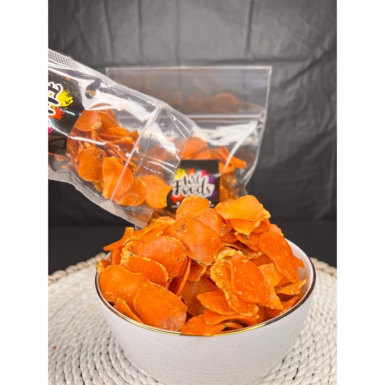 

CEMILAN 100GR KERUPUK SANGRAI OREN /NGEMILYUK/CEMILAN/ENAK/PEDAS