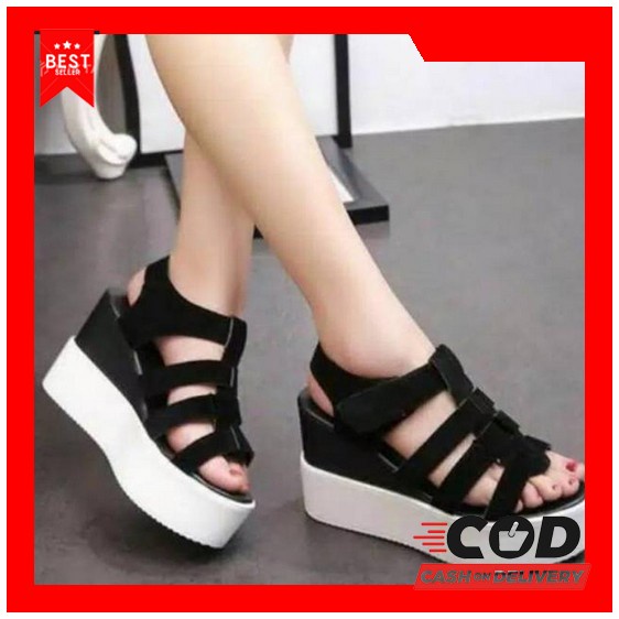 Wedges Sofiya/Sandal Sofiya Wanita Hak Terbaru/Sandal Slop Wanita Termurah/Sandal Sofiya/Sandal Wedg