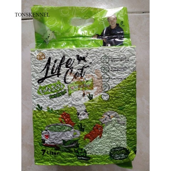 Life Cat Tofu Cat Litter 7 Liter Pasir Kucing Gumpal Bentonite SOYA Clump 7LT 7L 7Liter Anti Debu no kit cat Lifecat Cattiee Cat Cattie Catie