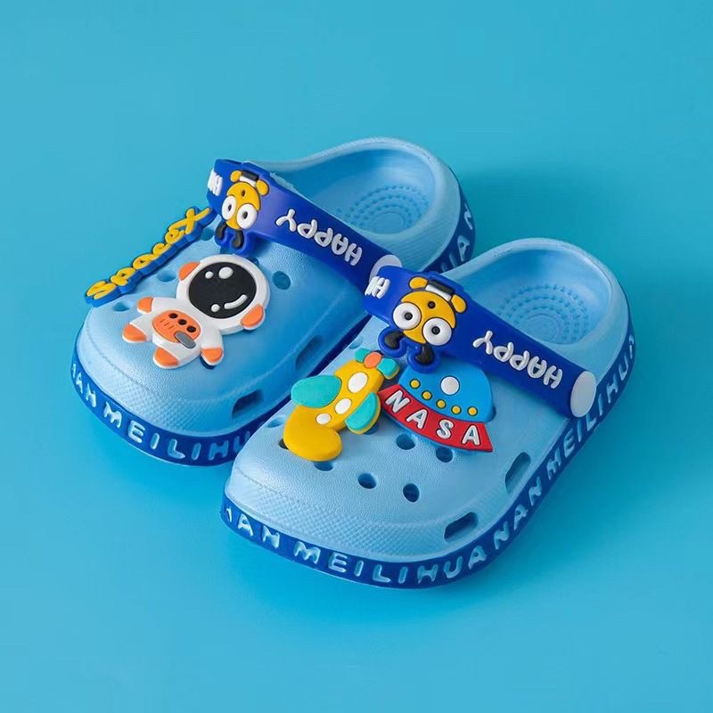 Lucky star/sepatu sandal astronaut/sendal pao kualitas best dan harga best/sendal crocs anak anak/sendal import harga murah dan model lucu dan color full