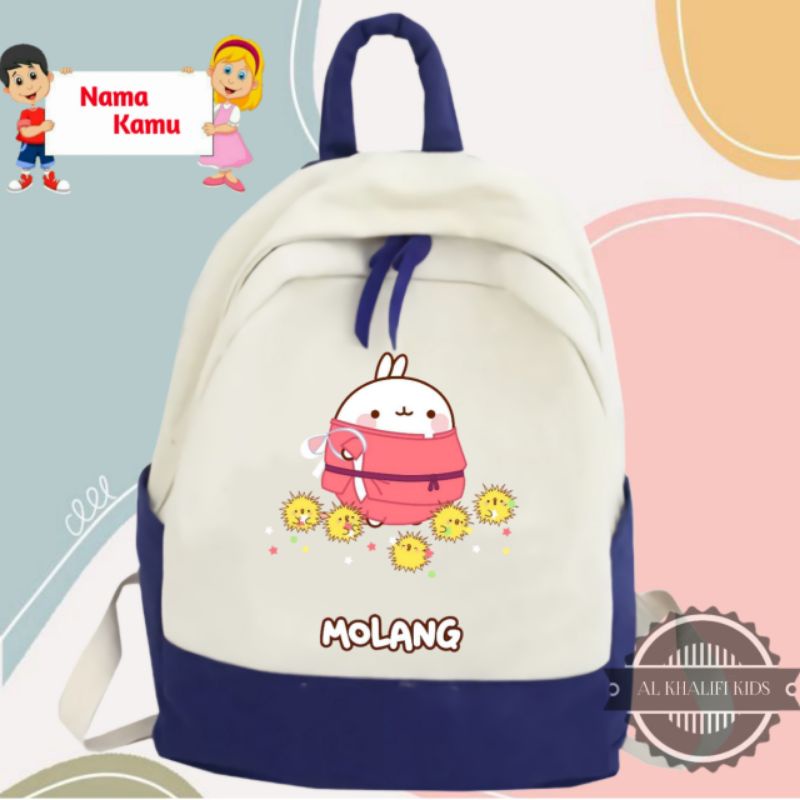 Tas Ransel Anak Molang tas Anak lucu Free Nama