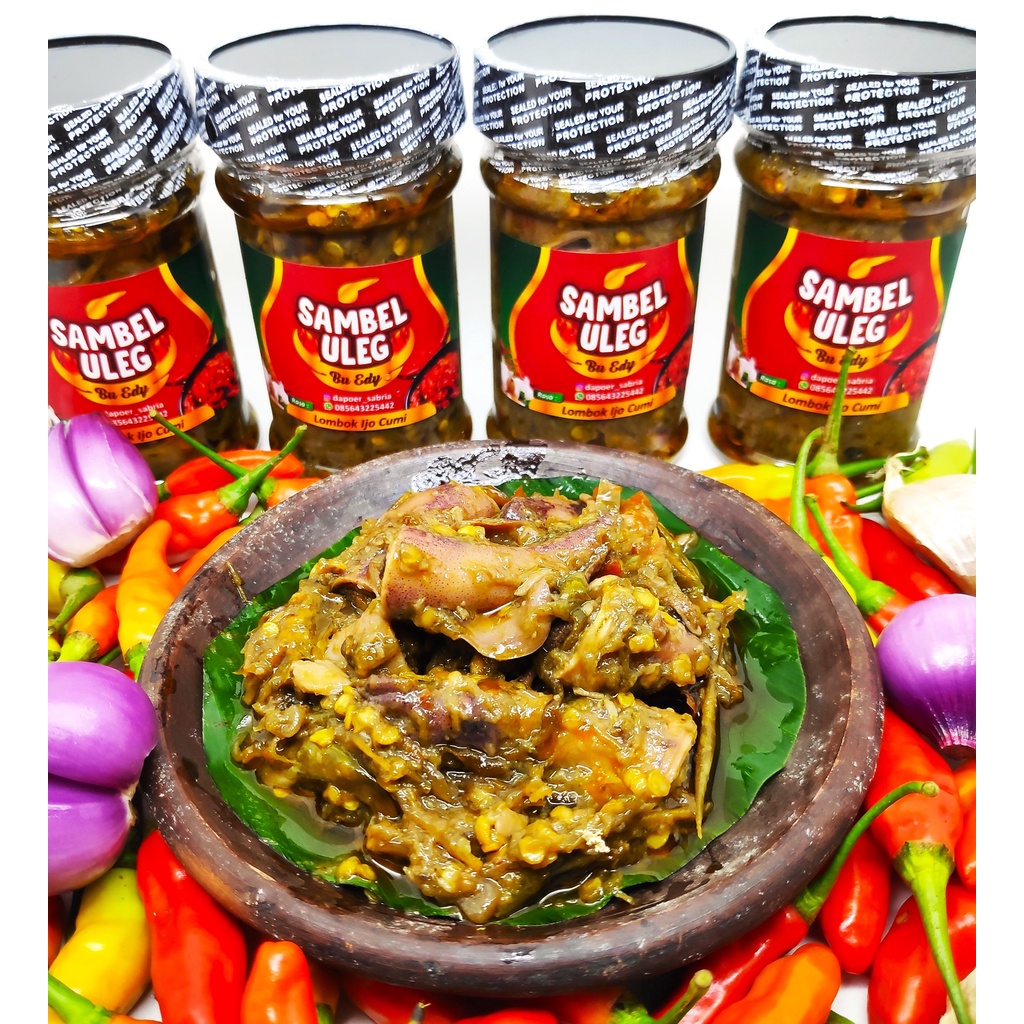 

Sambal Uleg Bu Edy Lombok Ijo Cumi