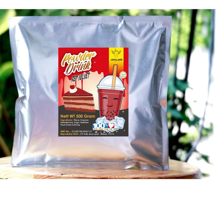 

11.11✔️Bubuk Minuman instan Rasa Red Velvet Bubble drink Powder drink Ice Blended 1kg Javaland|RA8